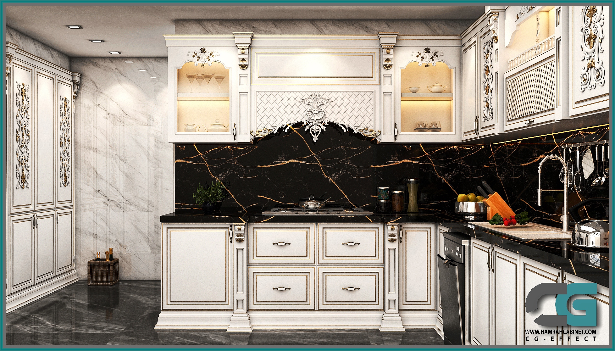 کابینت کلاسیک رنگخور 9